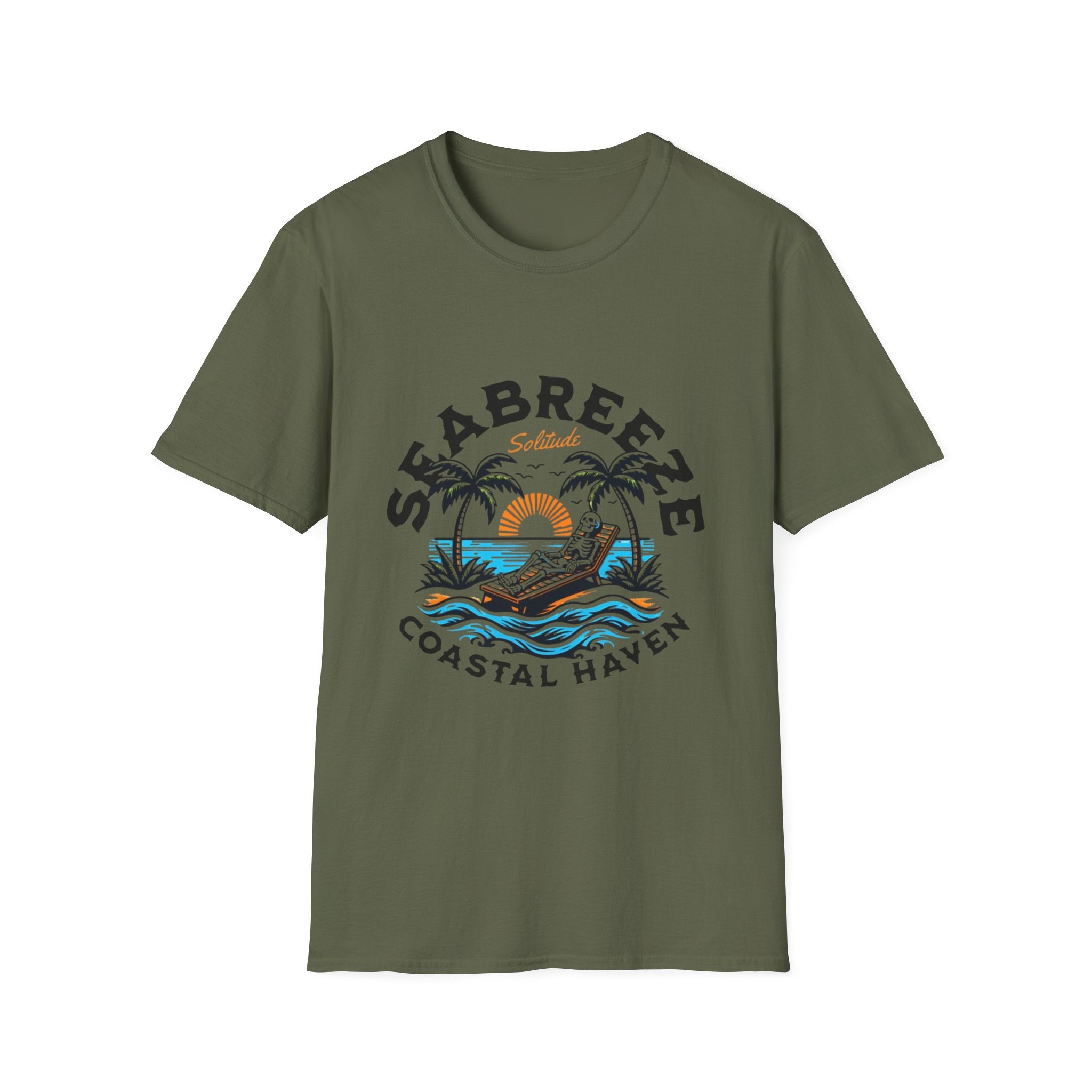 Sea Breeze T-Shirt — Coastal Haven Graphic Beach Tee
