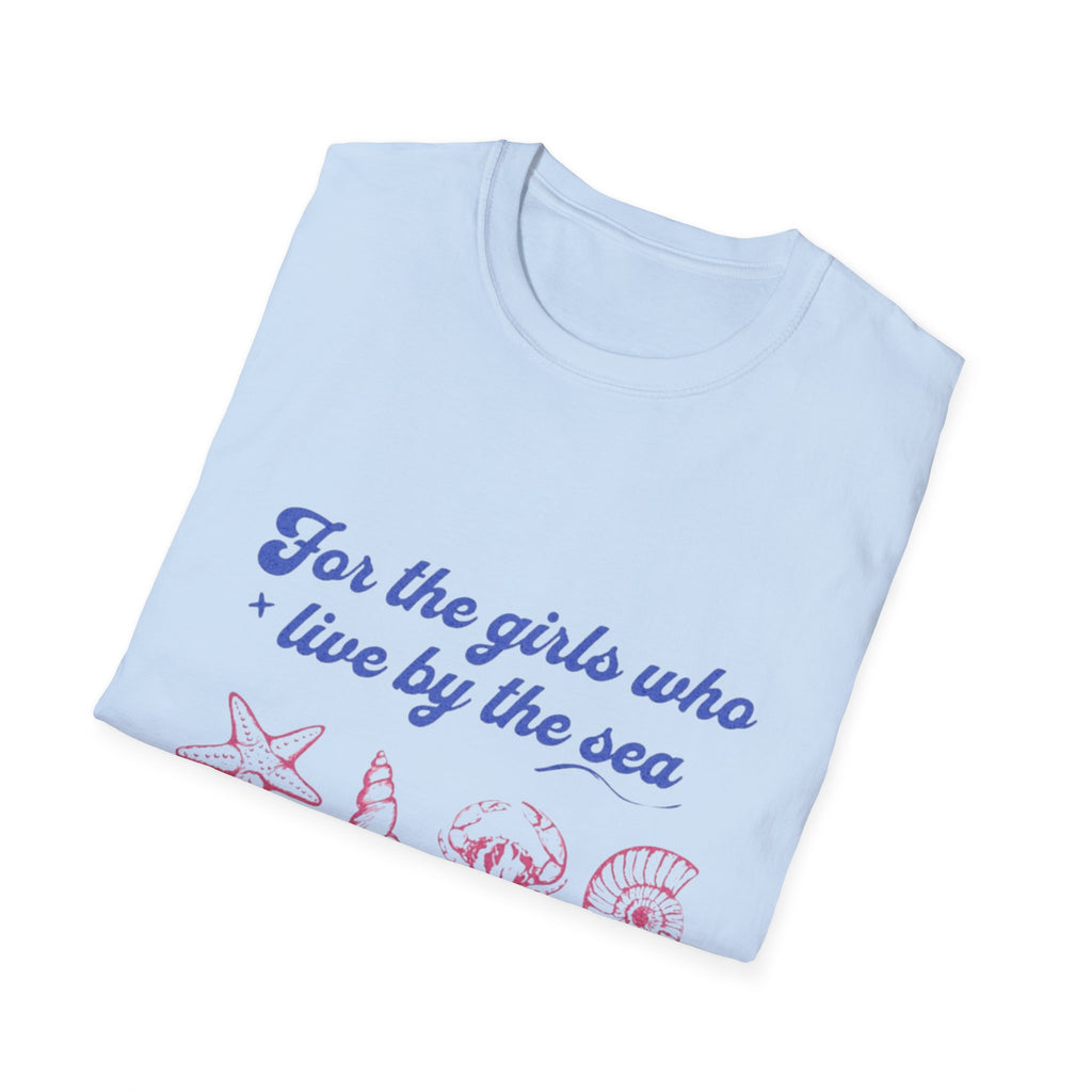 Coastal "For the Girls Who Live by the Sea" Graphic Tee