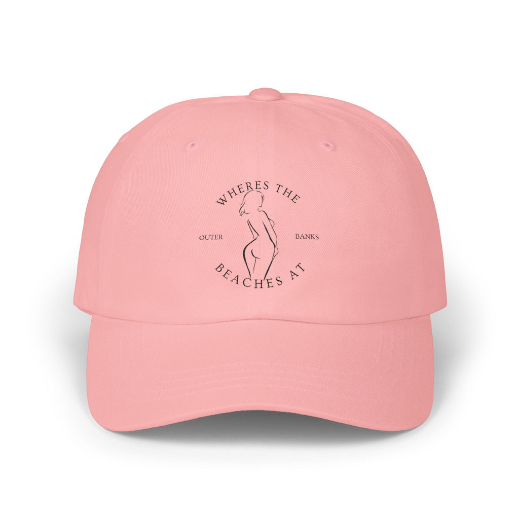 Where's The Beaches At Dad Cap — Outer Banks Beach Vacation Hat