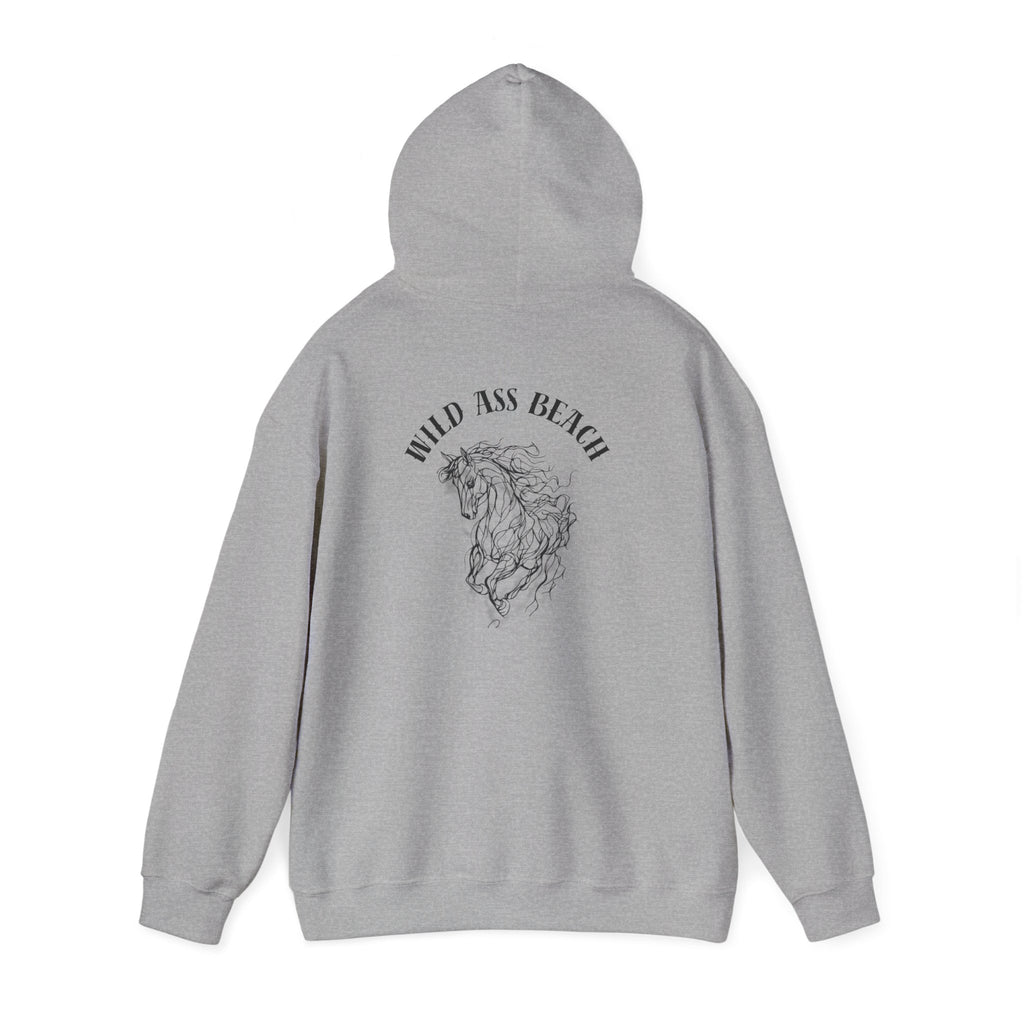 "Wild Ass Beach" Hoodie — Coastal Vacation Pullover