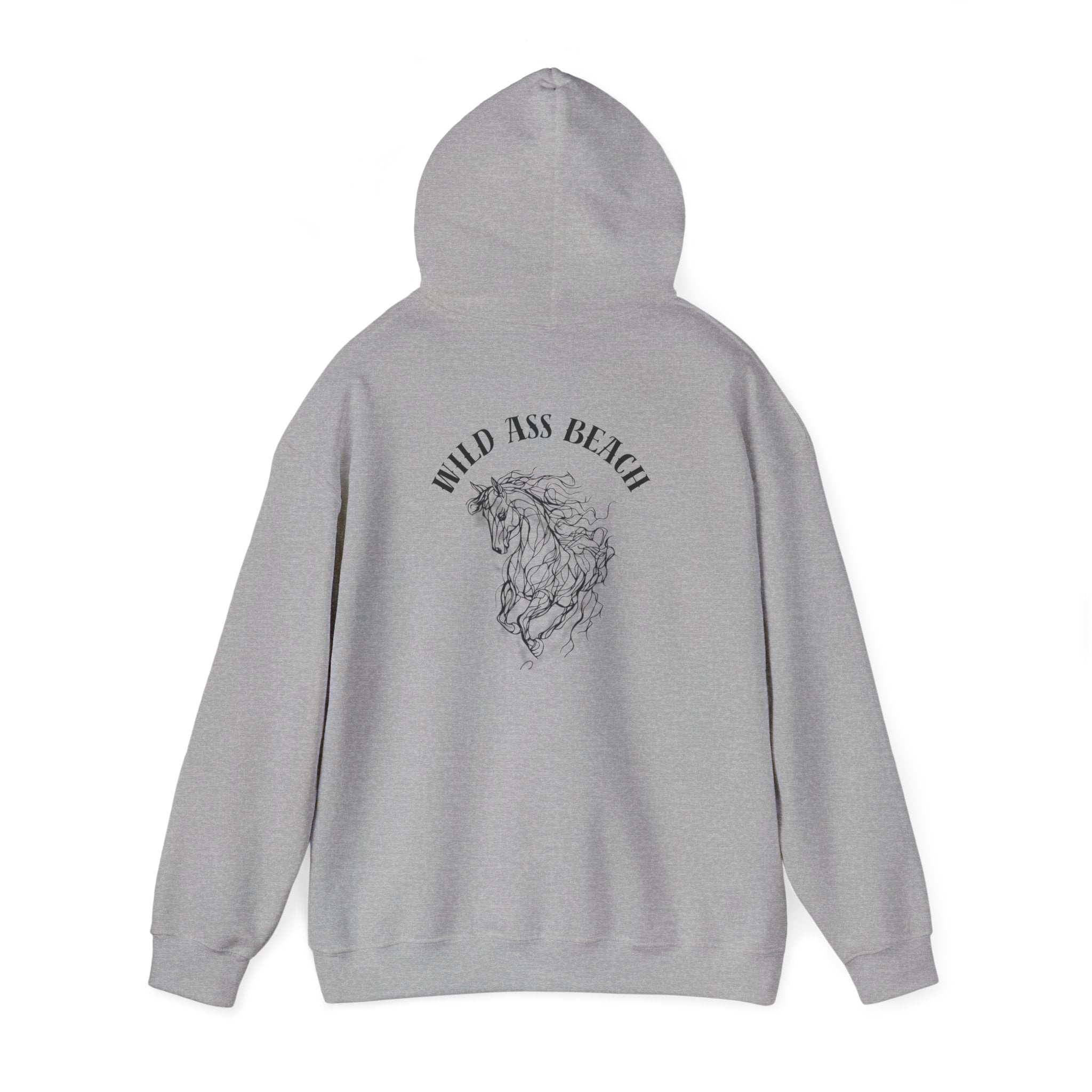 "Wild Ass Beach" Hoodie — Coastal Vacation Pullover