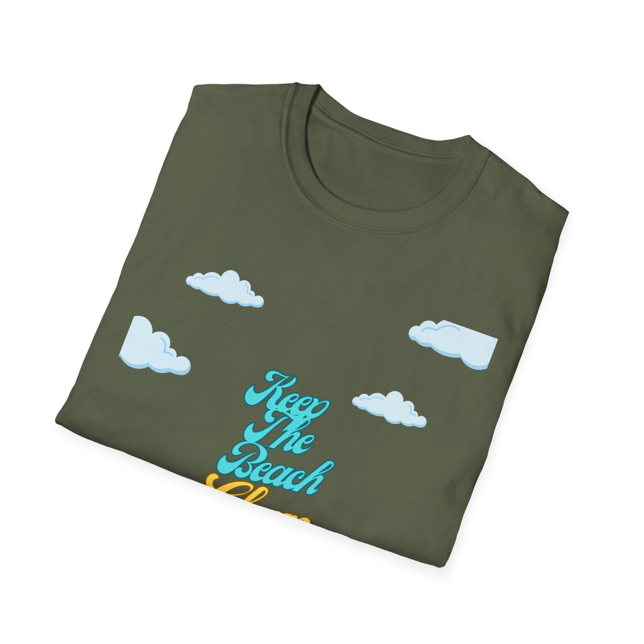 Keep the Beach Clean Retro Summer T-Shirt — Outer Banks Beach Tee