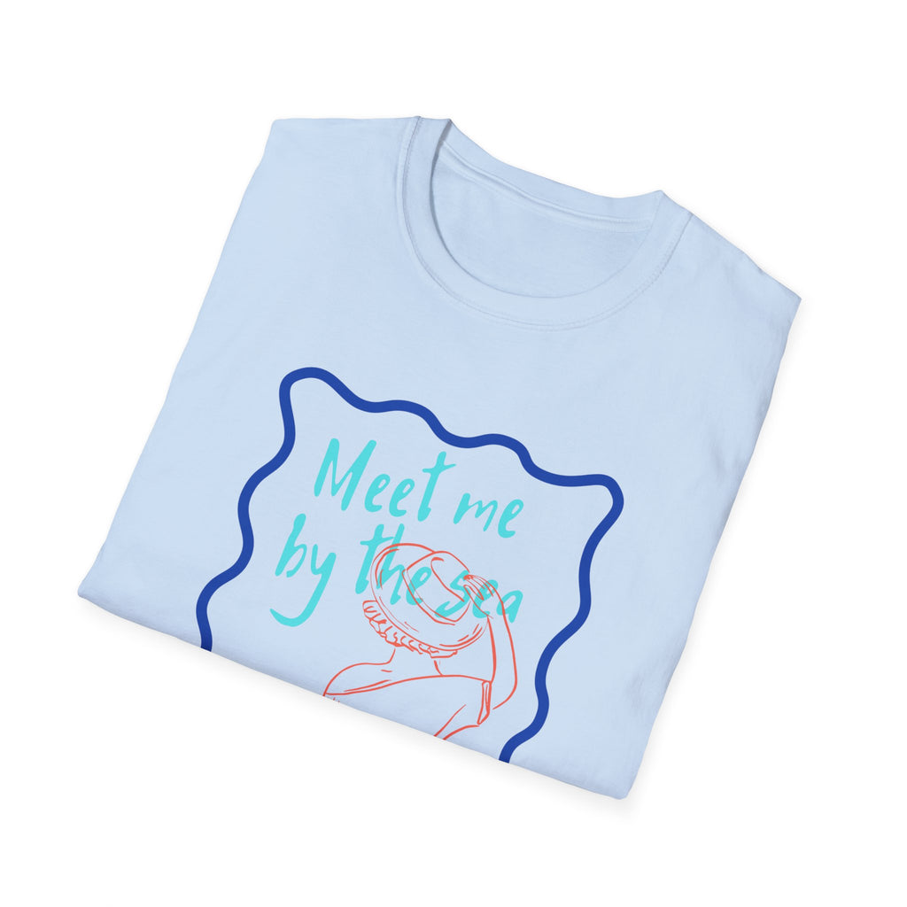 Meet Me by the Sea T-Shirt — Beachy Seashell Graphic Tee