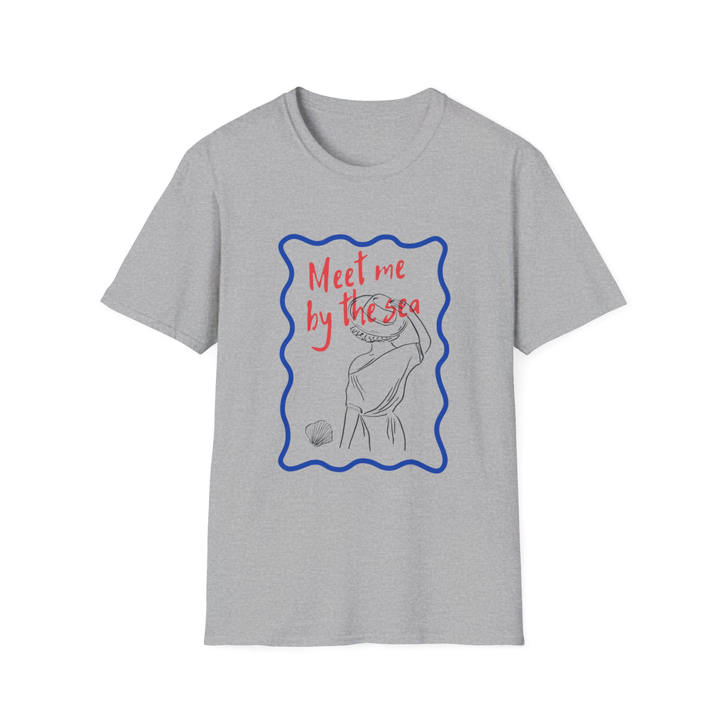 Meet Me By The Sea Nautical Beach T-Shirt — Graphic Tee