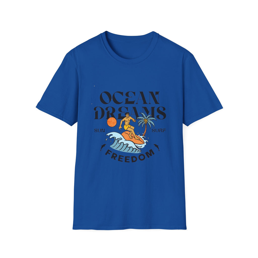 Ocean Dreams T-Shirt — Surf, Sun & Freedom Graphic Tee