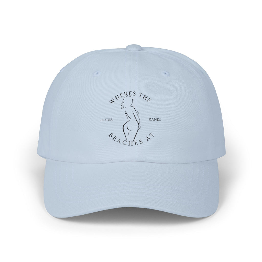 Where's The Beaches At Dad Cap — Outer Banks Beach Vacation Hat