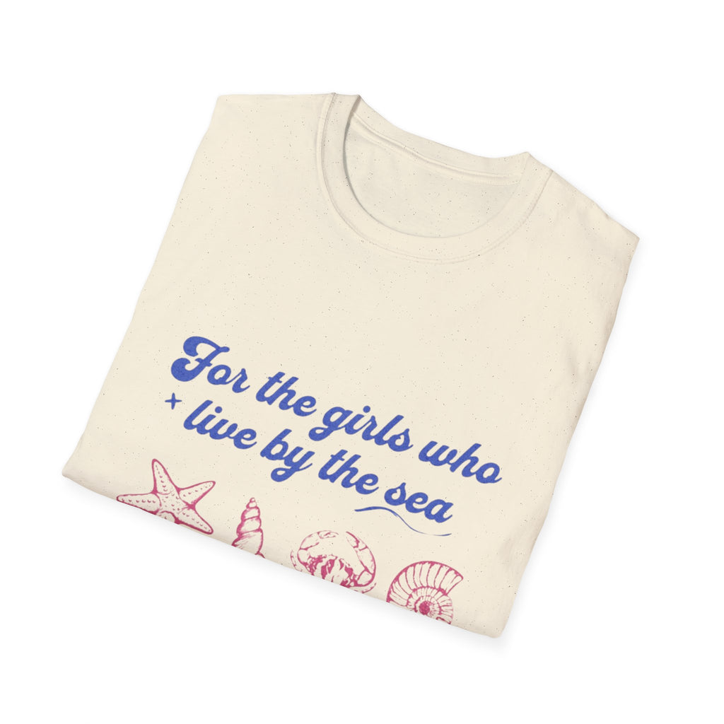 Coastal "For the Girls Who Live by the Sea" Graphic Tee