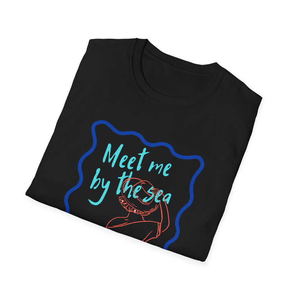 Meet Me by the Sea T-Shirt — Beachy Seashell Graphic Tee