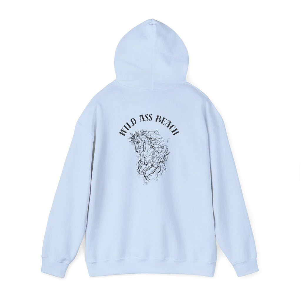 "Wild Ass Beach" Hoodie — Coastal Vacation Pullover