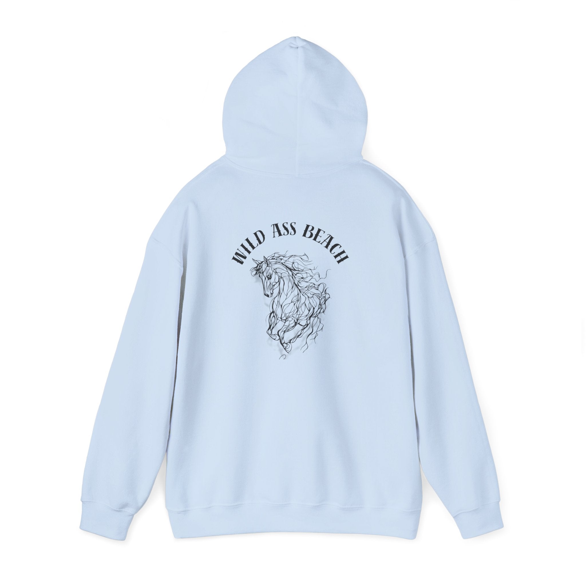 "Wild Ass Beach" Hoodie — Coastal Vacation Pullover