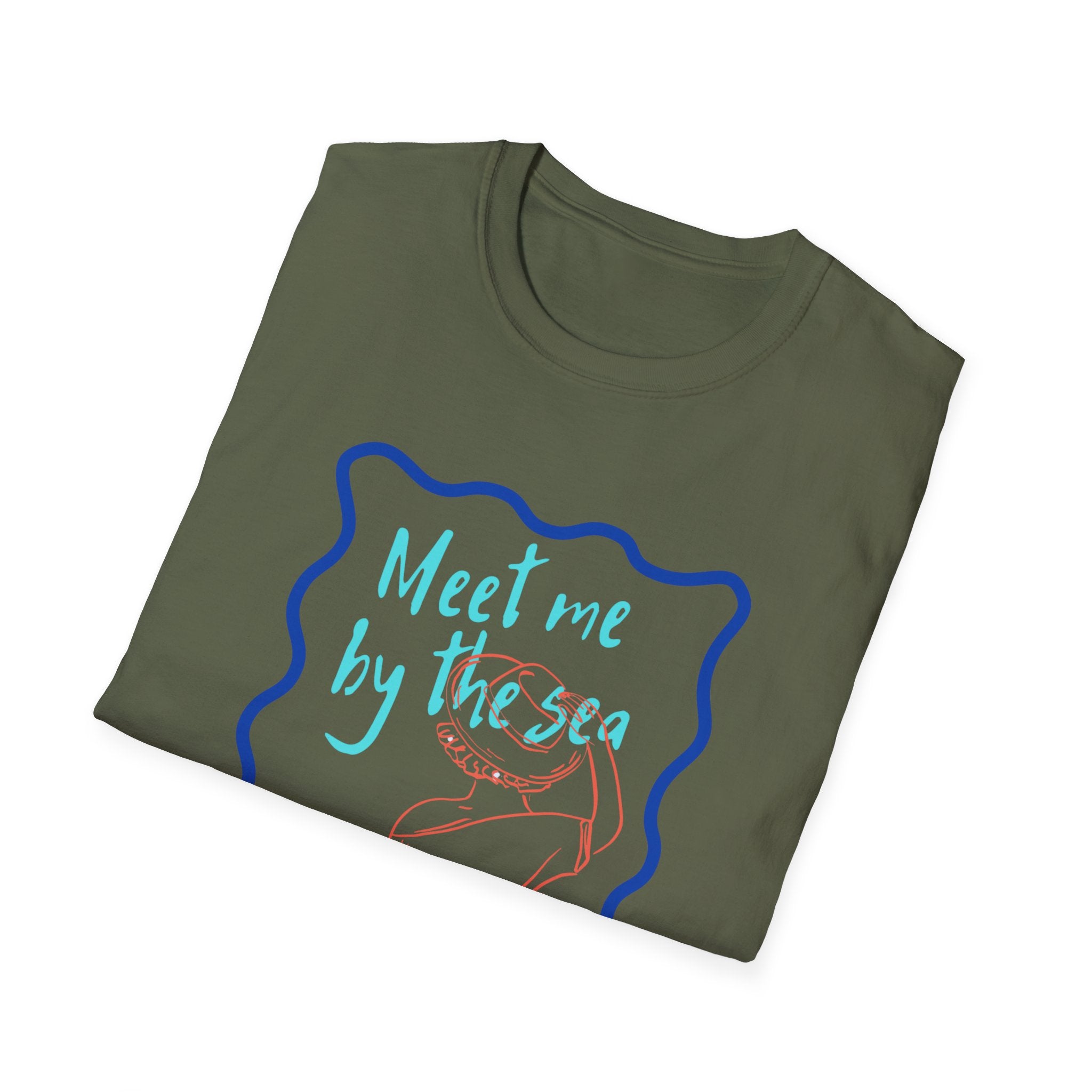 Meet Me by the Sea T-Shirt — Beachy Seashell Graphic Tee