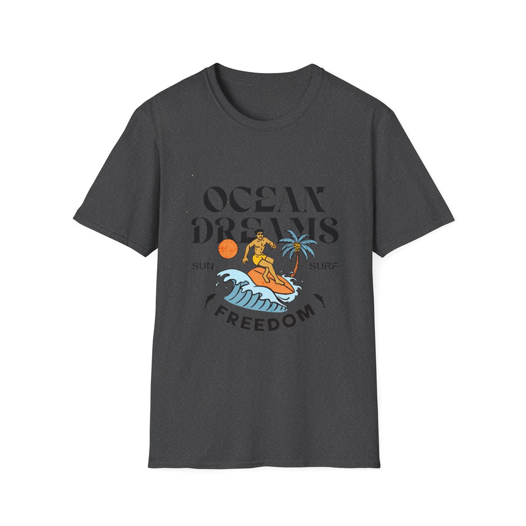 Ocean Dreams T-Shirt — Surf, Sun & Freedom Graphic Tee