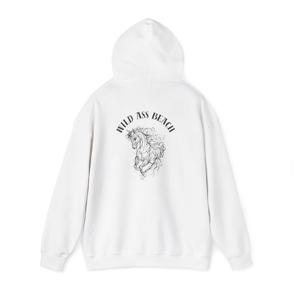 "Wild Ass Beach" Hoodie — Coastal Vacation Pullover