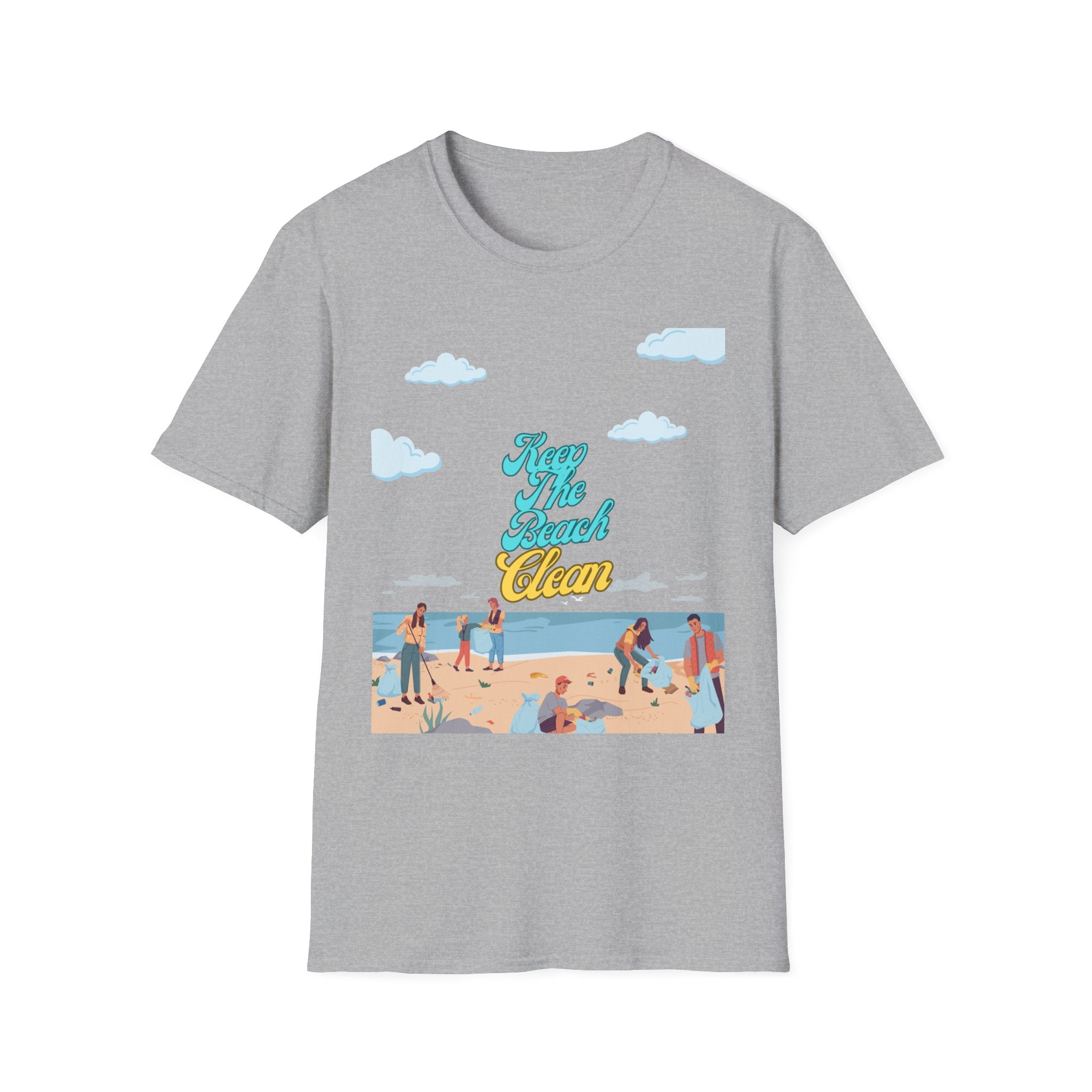 Keep the Beach Clean Retro Summer T-Shirt — Outer Banks Beach Tee