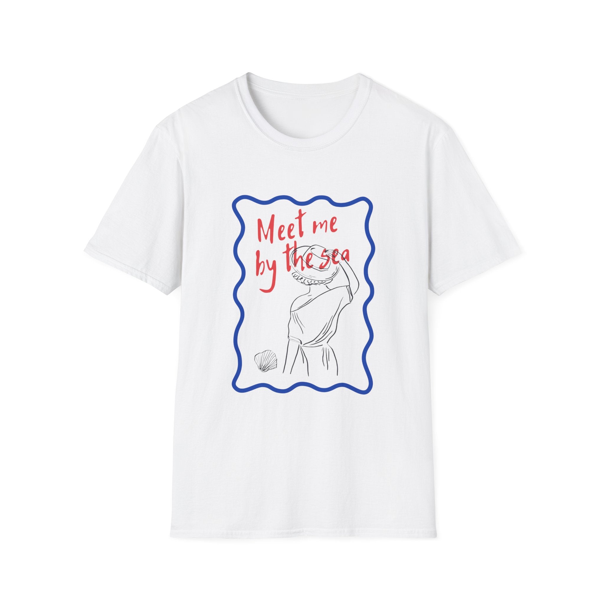 Meet Me By The Sea Nautical Beach T-Shirt — Graphic Tee