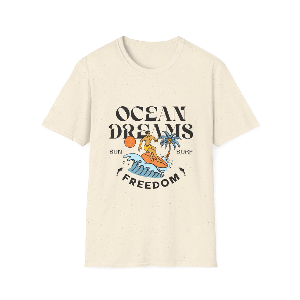 Ocean Dreams T-Shirt — Surf, Sun & Freedom Graphic Tee