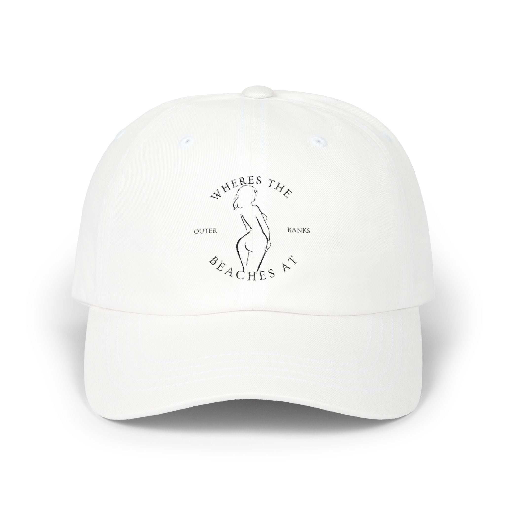 Where's The Beaches At Dad Cap — Outer Banks Beach Vacation Hat