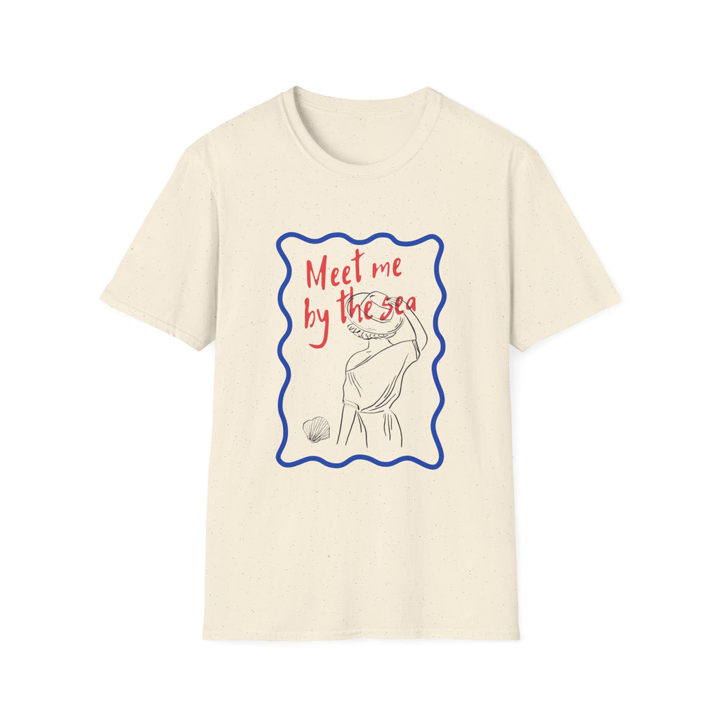 Meet Me By The Sea Nautical Beach T-Shirt — Graphic Tee