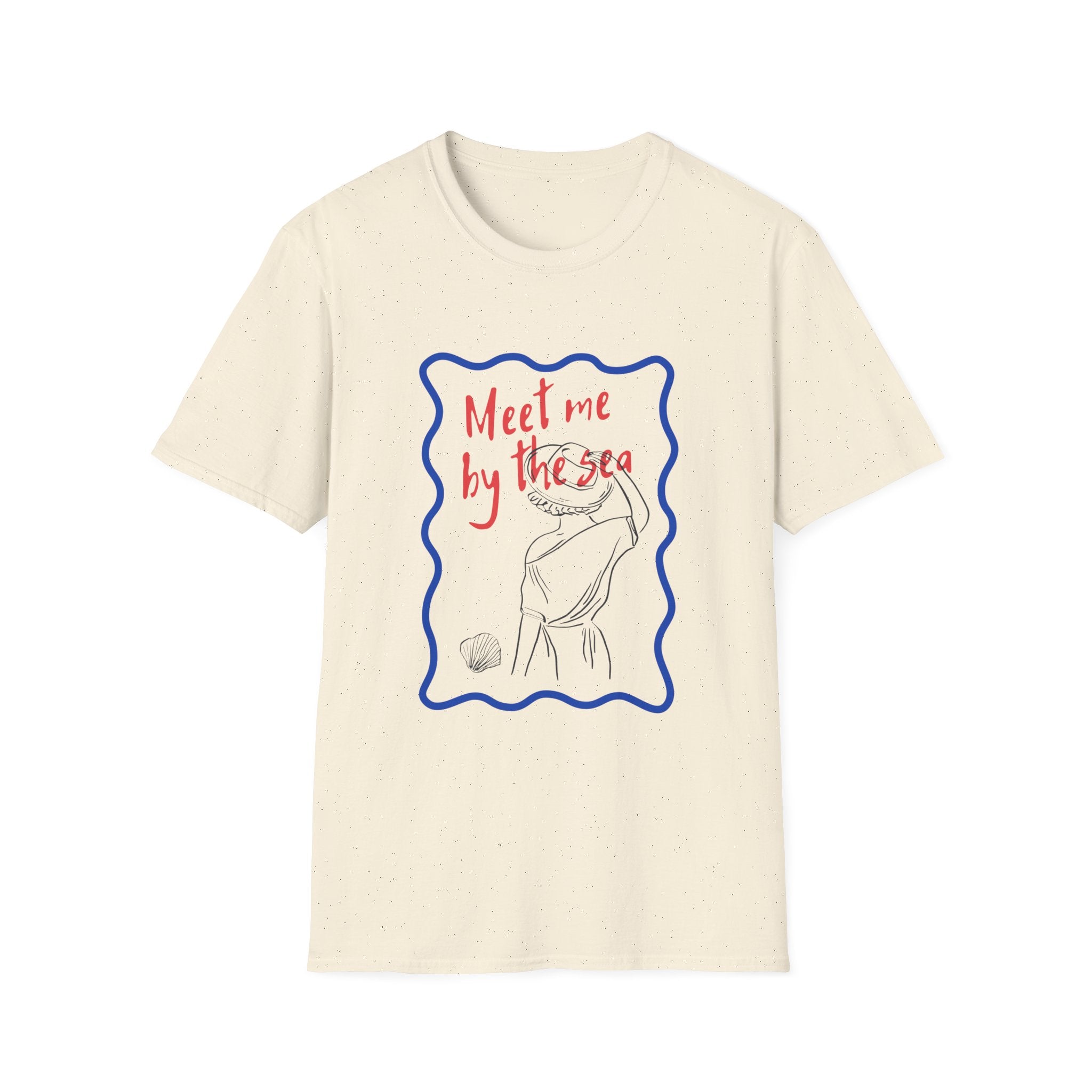 Meet Me By The Sea Nautical Beach T-Shirt — Graphic Tee
