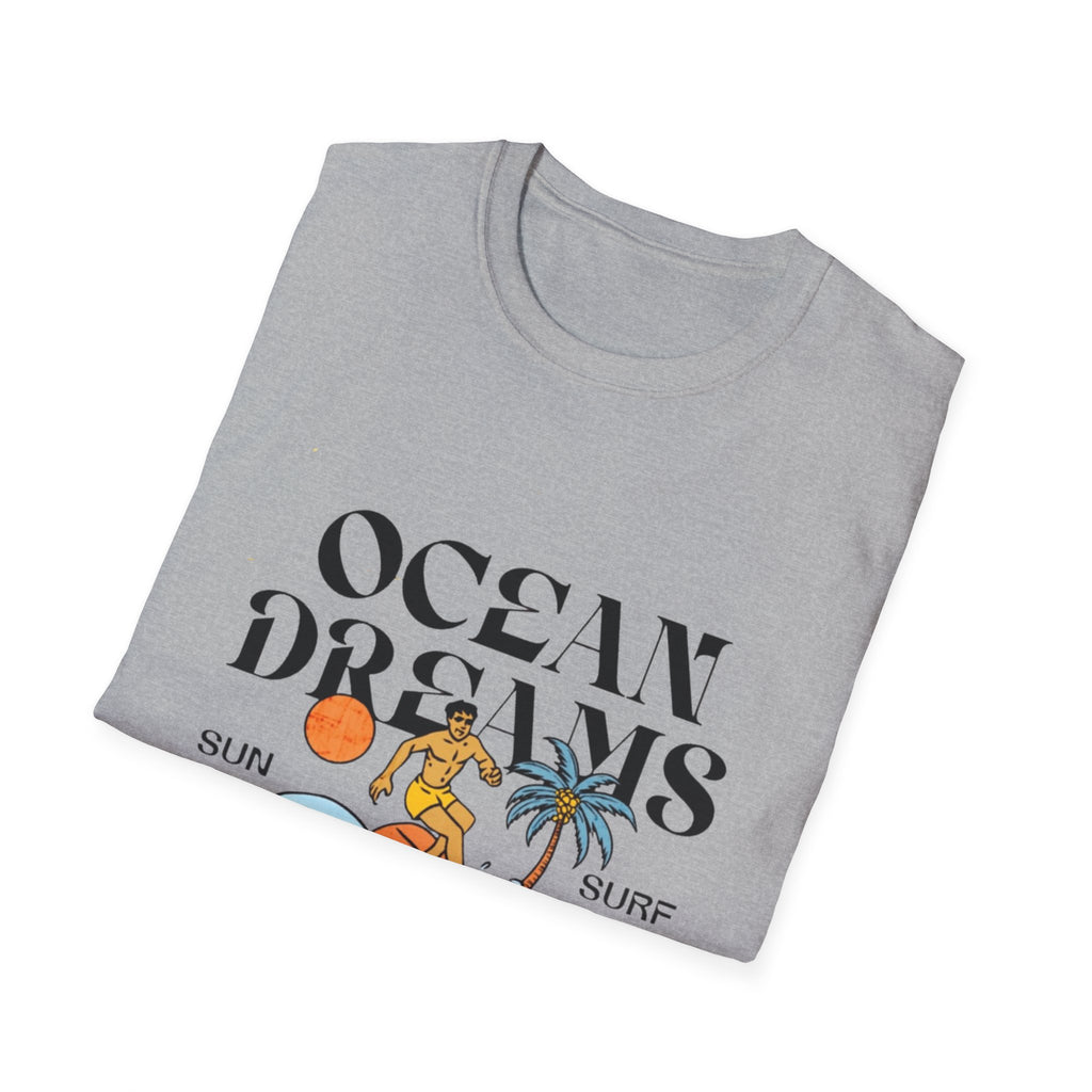 Ocean Dreams T-Shirt — Surf, Sun & Freedom Graphic Tee