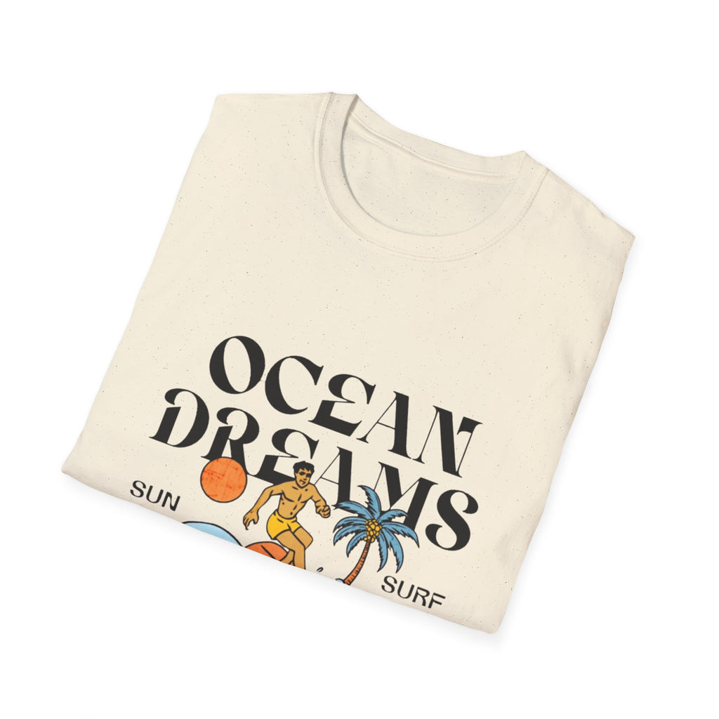 Ocean Dreams T-Shirt — Surf, Sun & Freedom Graphic Tee