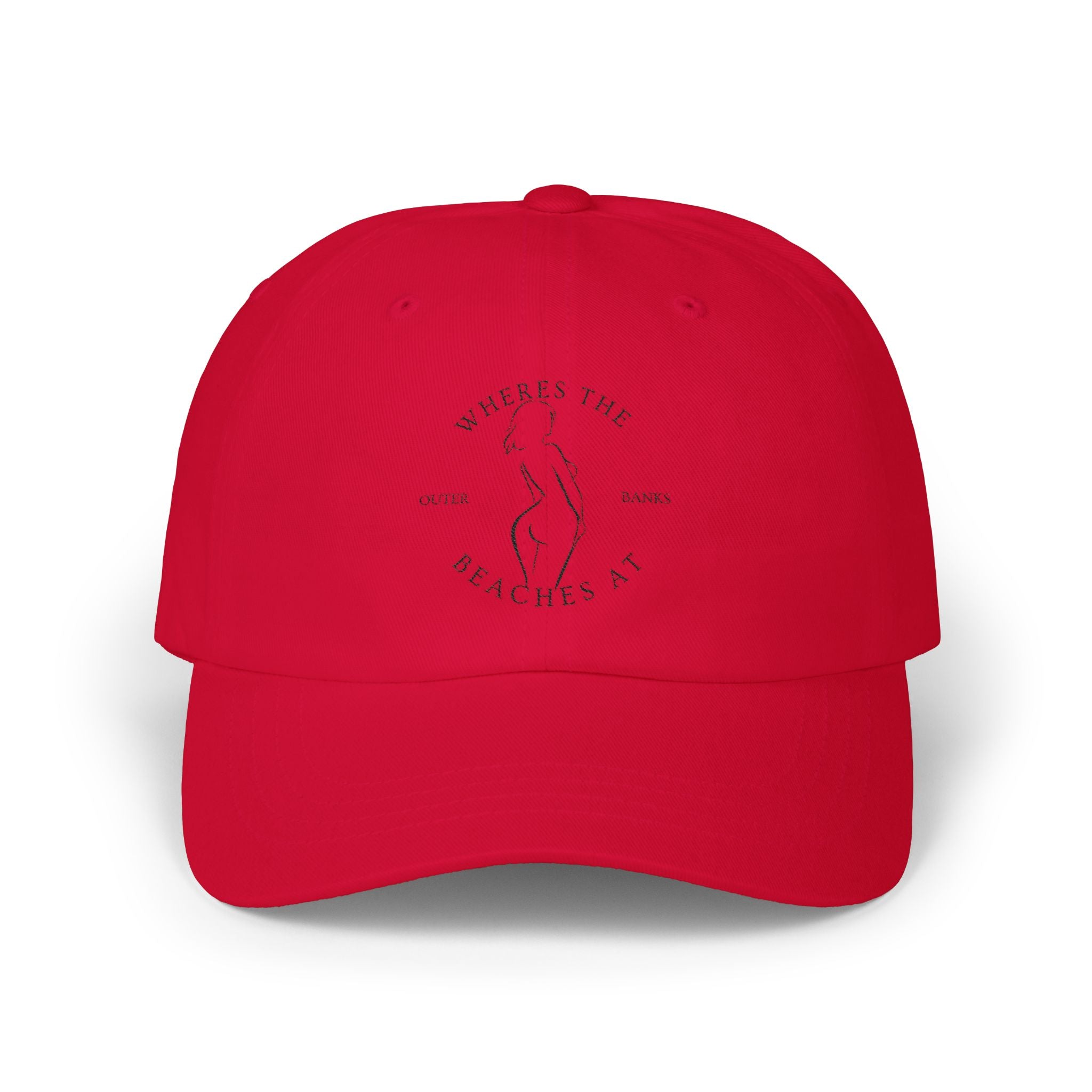 Where's The Beaches At Dad Cap — Outer Banks Beach Vacation Hat