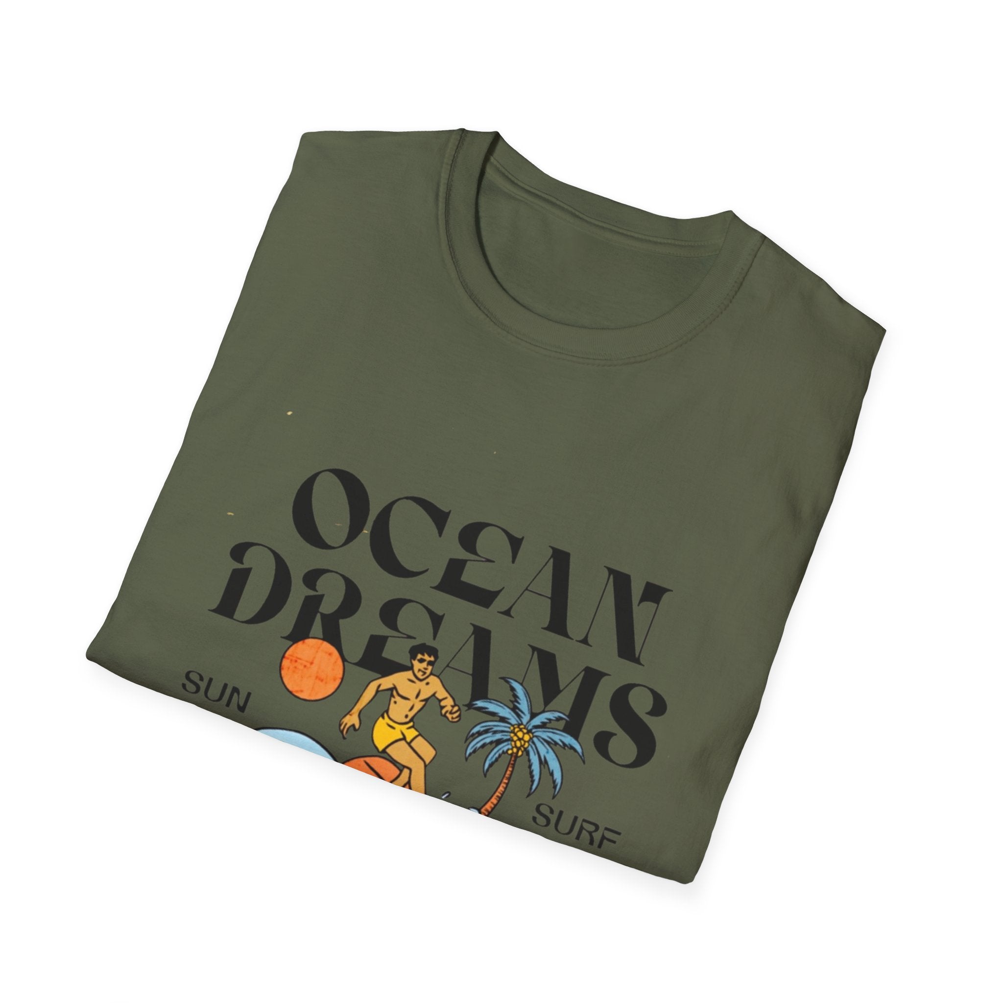 Ocean Dreams T-Shirt — Surf, Sun & Freedom Graphic Tee