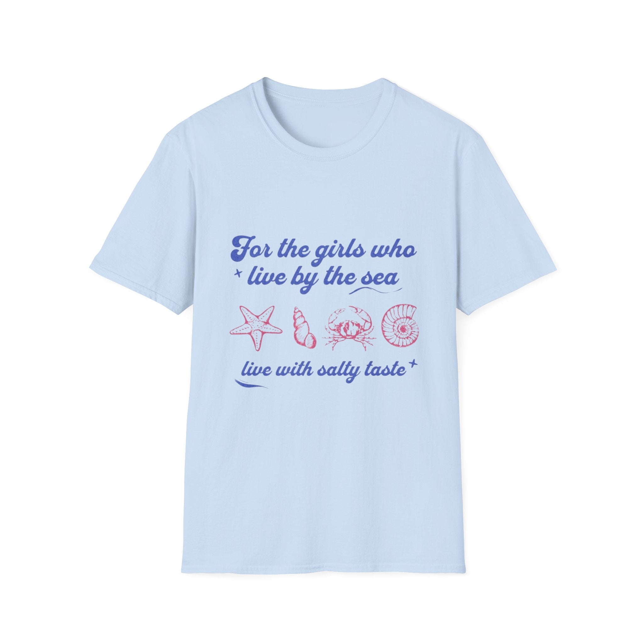 Coastal "For the Girls Who Live by the Sea" Graphic Tee