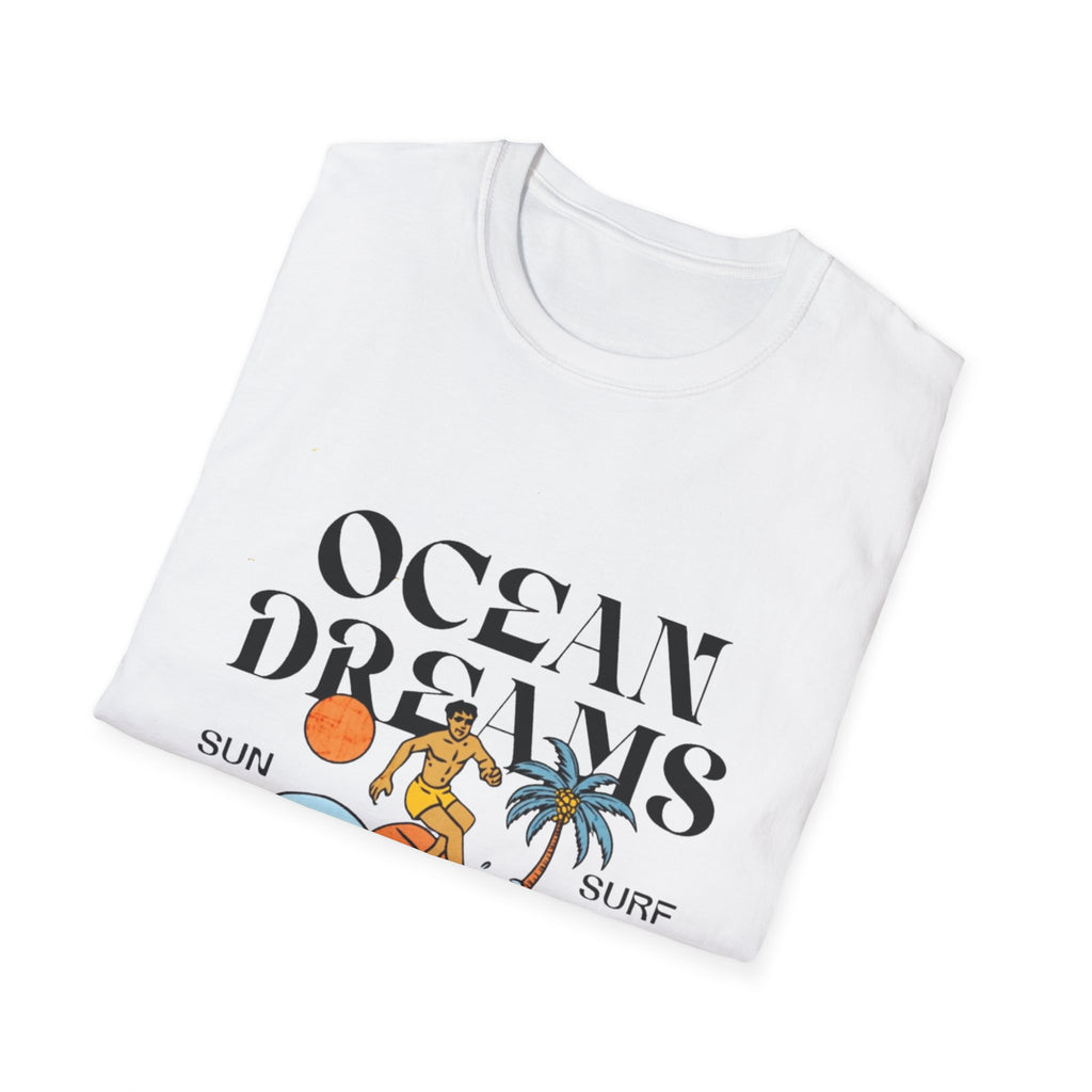 Ocean Dreams T-Shirt — Surf, Sun & Freedom Graphic Tee