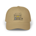 Beach Hut Dad Cap – Hand-Drawn Surf Shack Baseball Hat