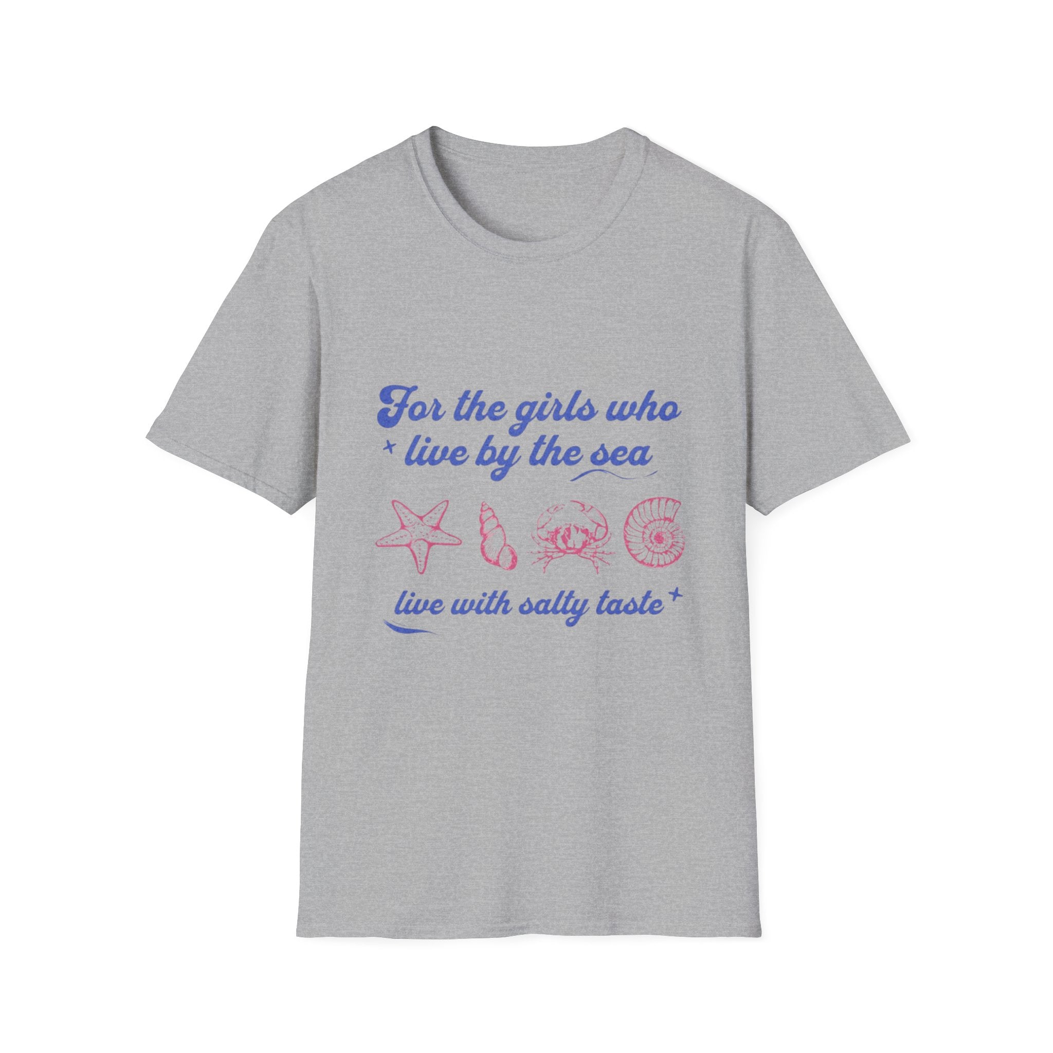 Coastal "For the Girls Who Live by the Sea" Graphic Tee