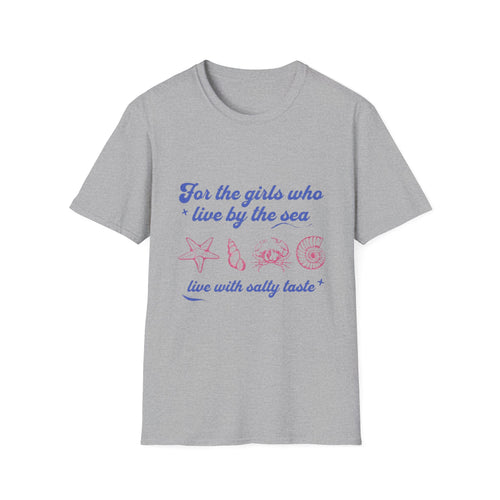Coastal "For the Girls Who Live by the Sea" Graphic Tee