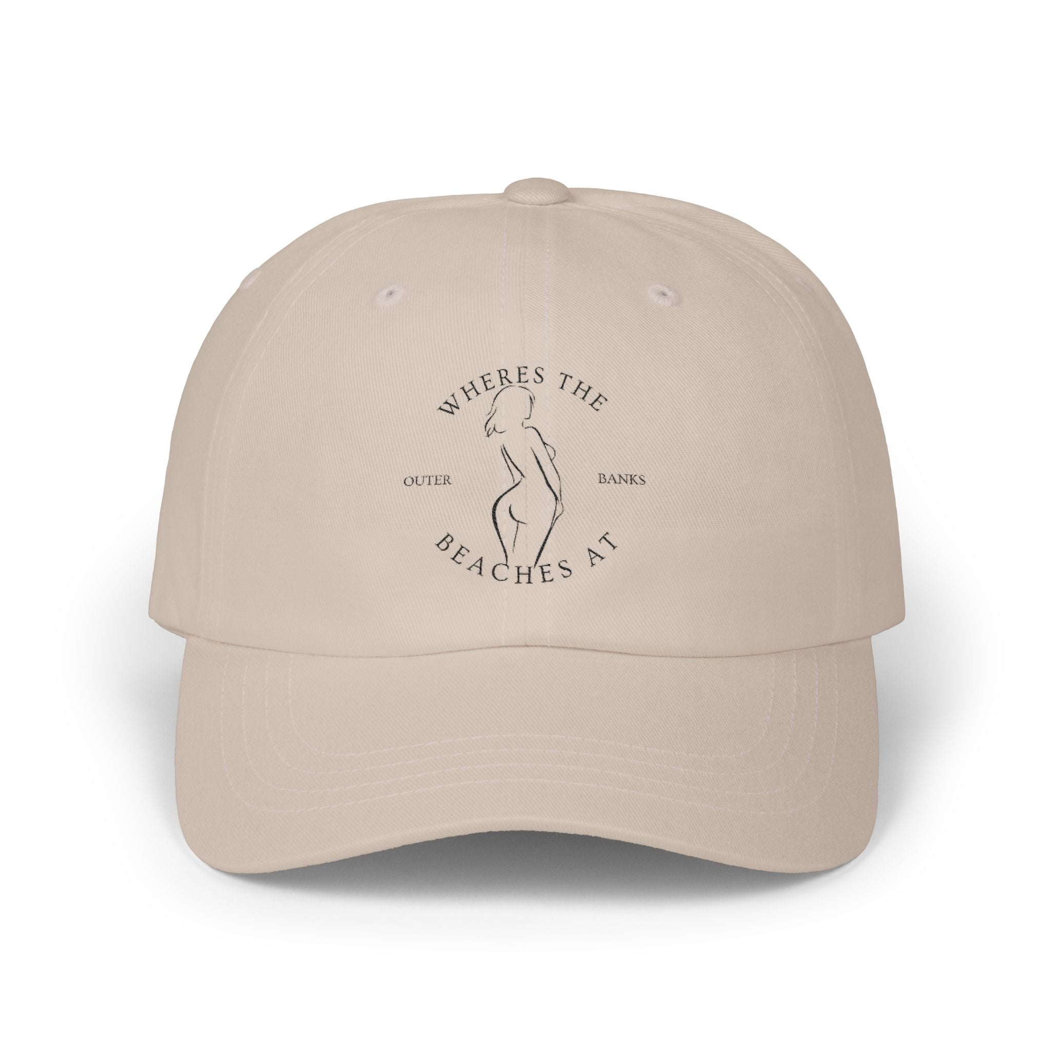Where's The Beaches At Dad Cap — Outer Banks Beach Vacation Hat