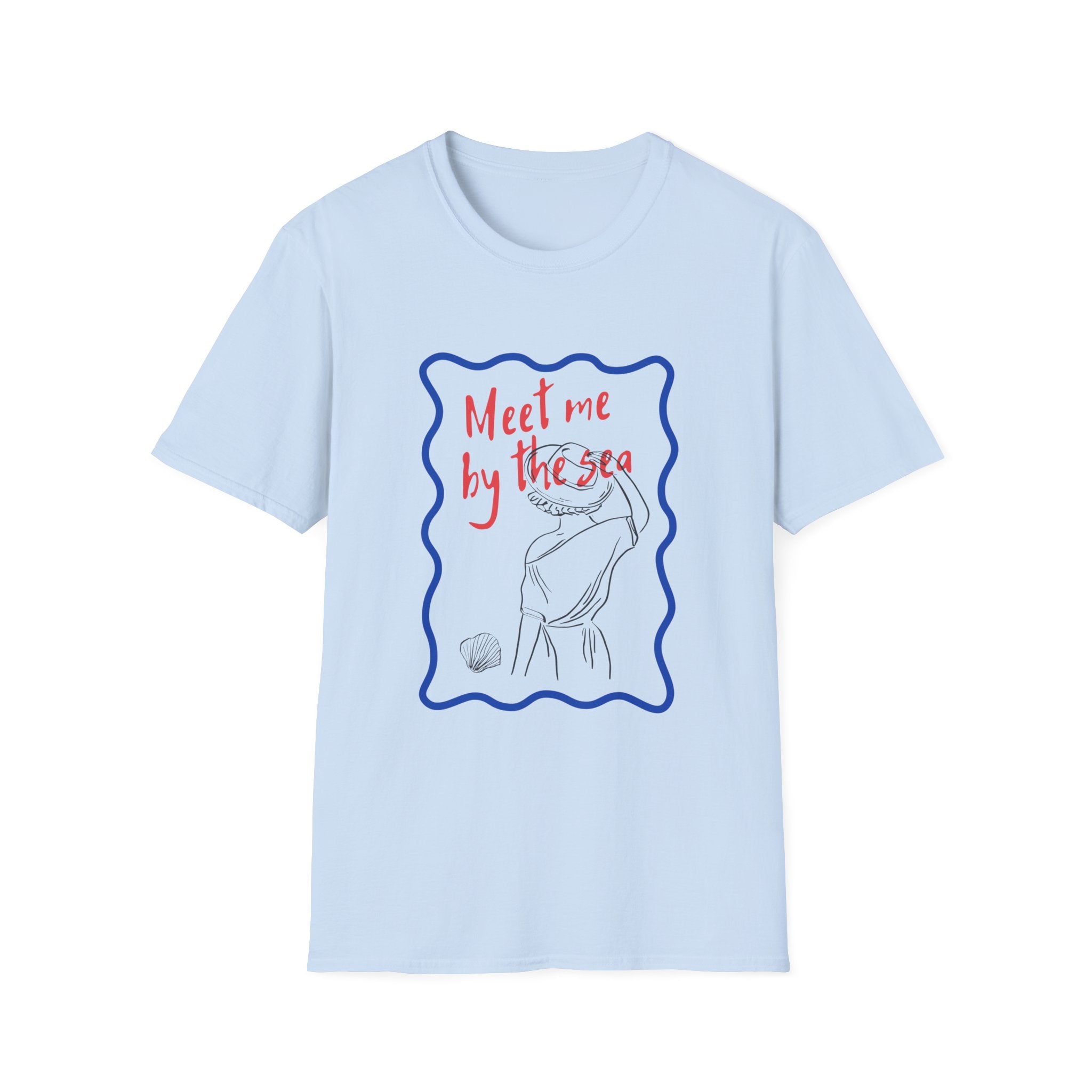 Meet Me By The Sea Nautical Beach T-Shirt — Graphic Tee