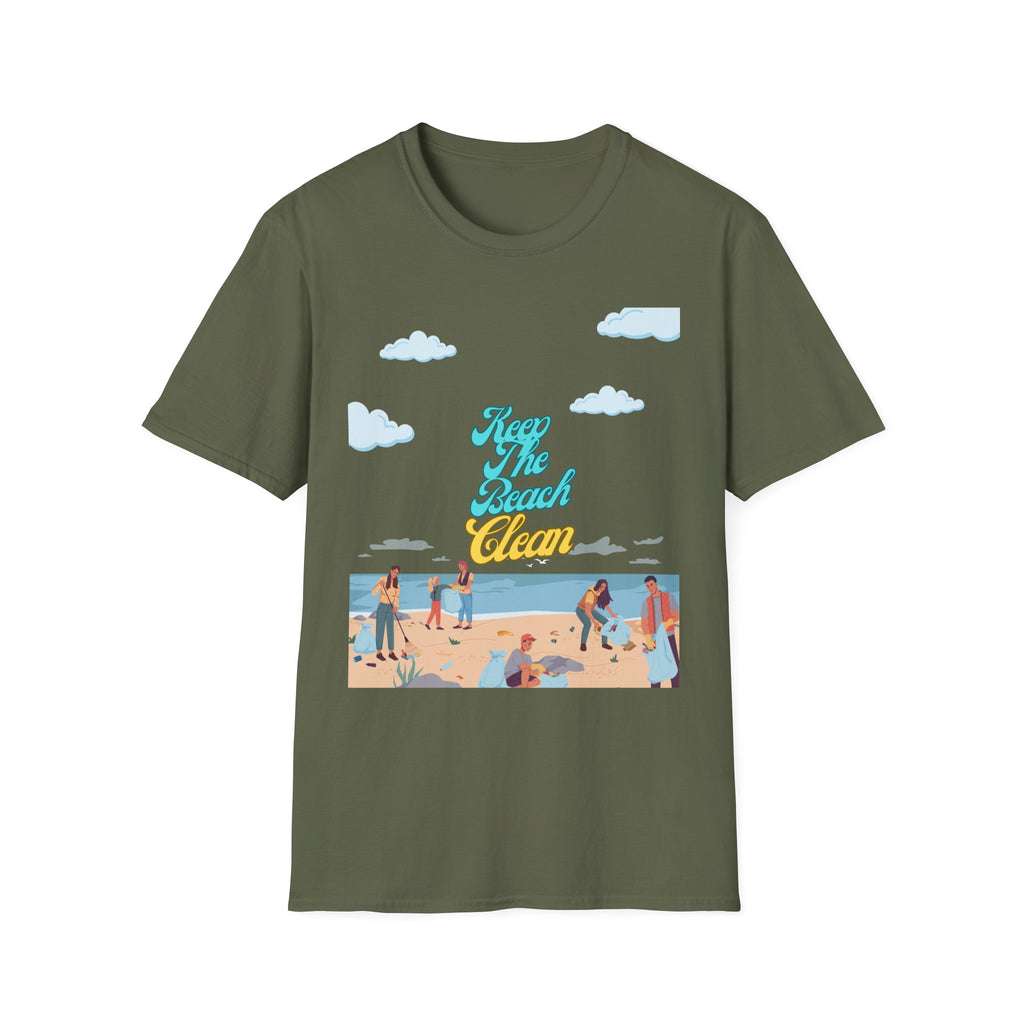 Keep the Beach Clean Retro Summer T-Shirt — Outer Banks Beach Tee