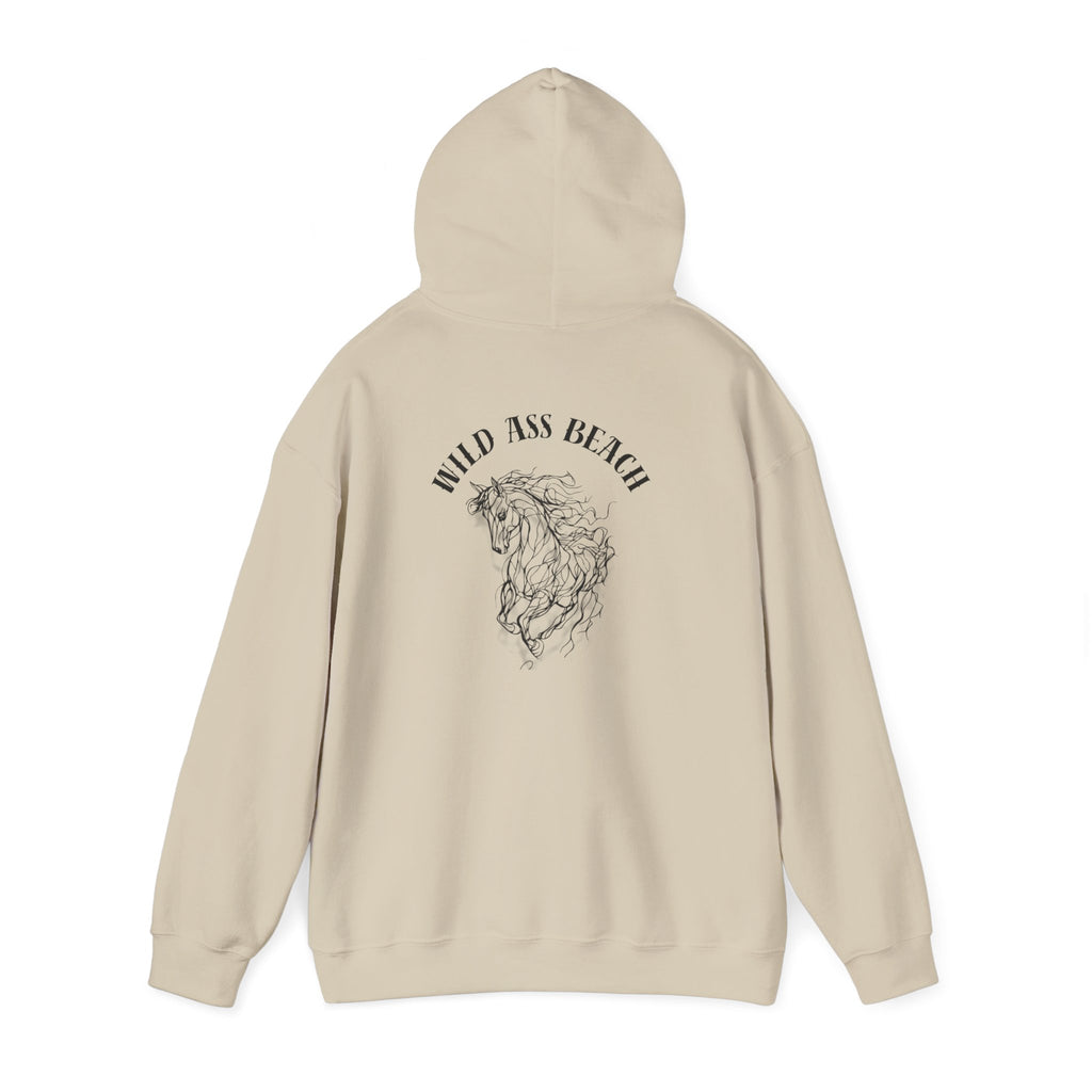 "Wild Ass Beach" Hoodie — Coastal Vacation Pullover