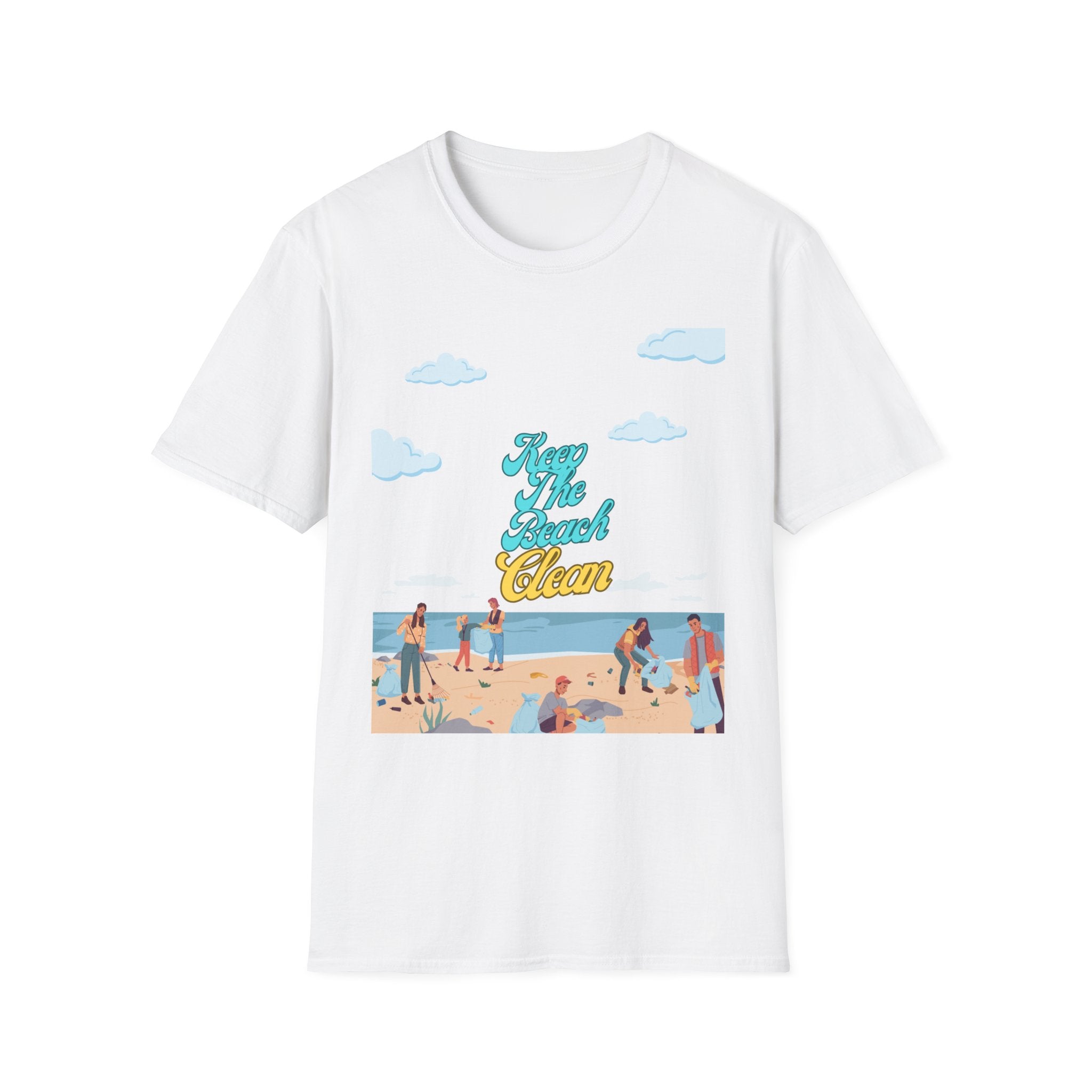Keep the Beach Clean Retro Summer T-Shirt — Outer Banks Beach Tee
