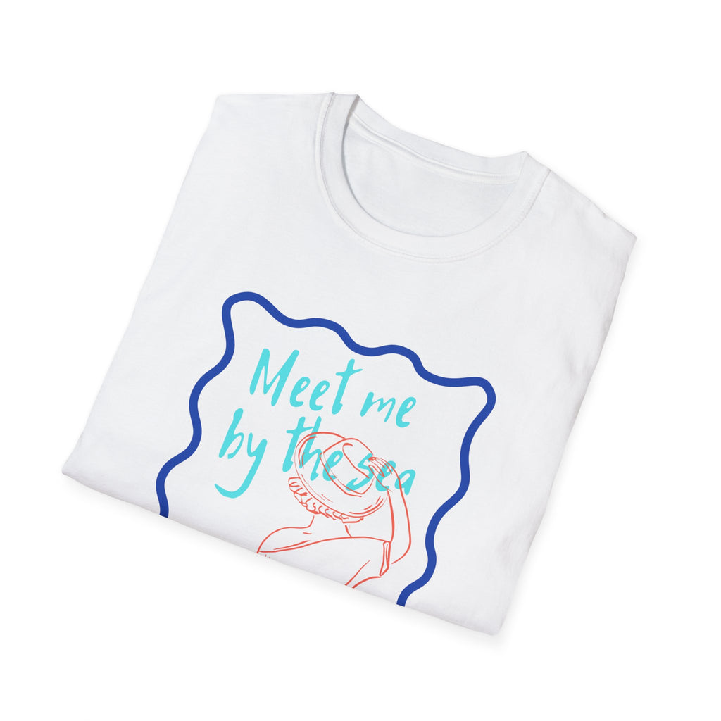 Meet Me by the Sea T-Shirt — Beachy Seashell Graphic Tee