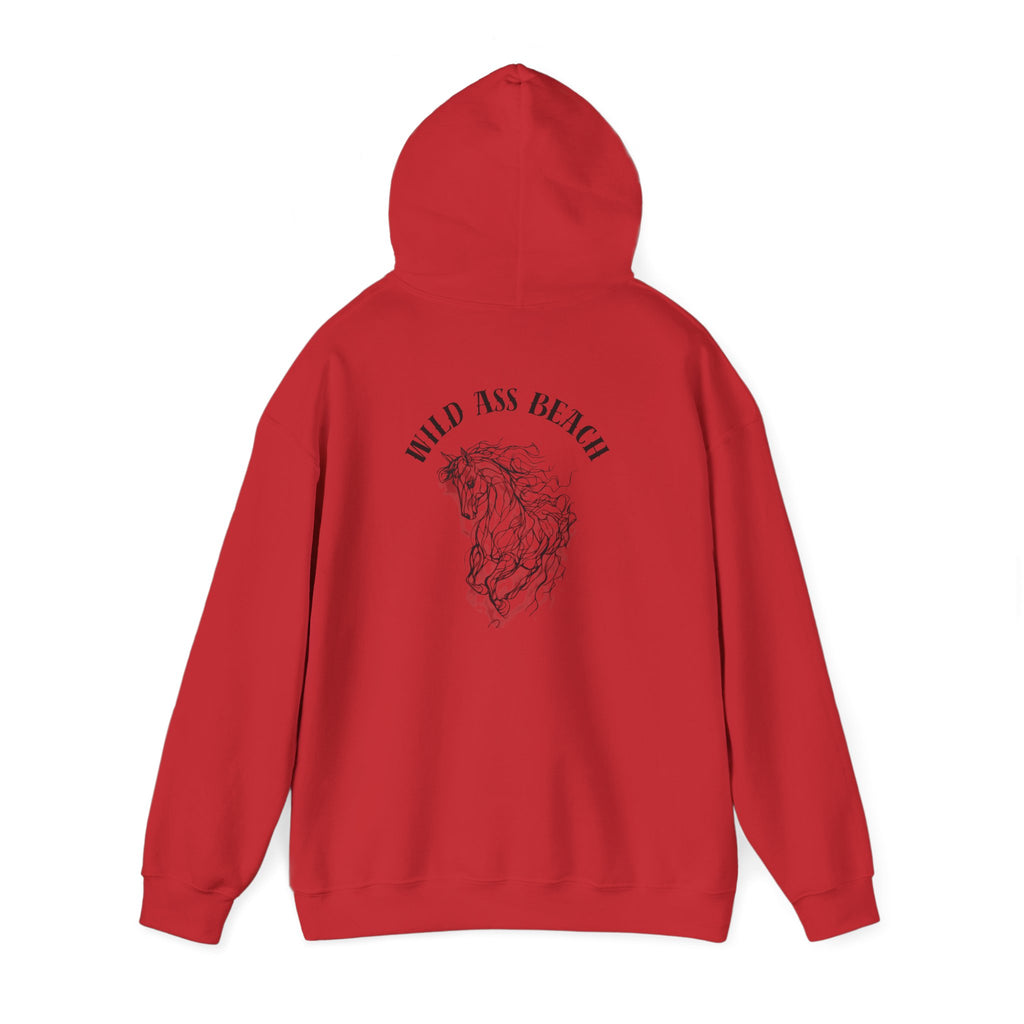 "Wild Ass Beach" Hoodie — Coastal Vacation Pullover