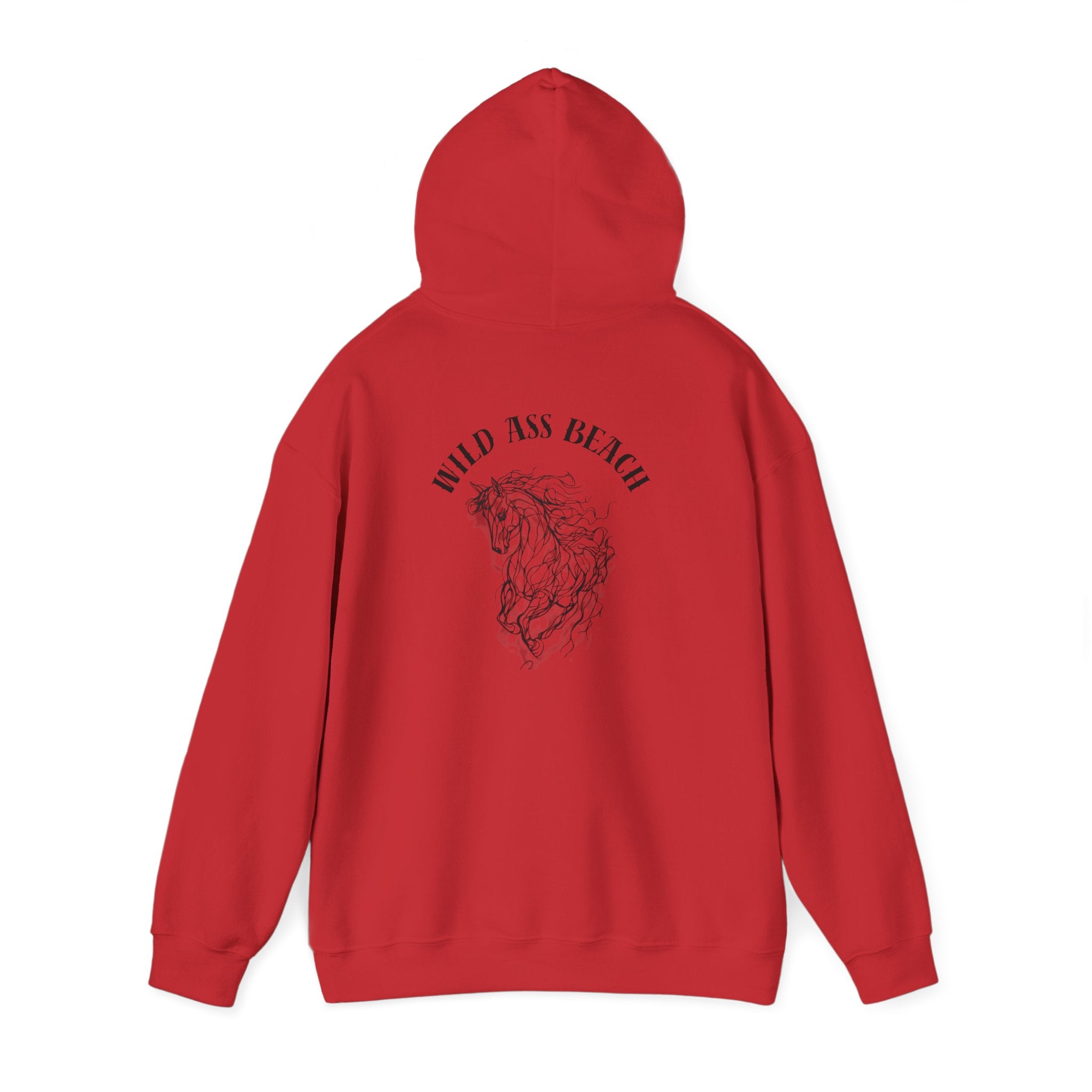 "Wild Ass Beach" Hoodie — Coastal Vacation Pullover