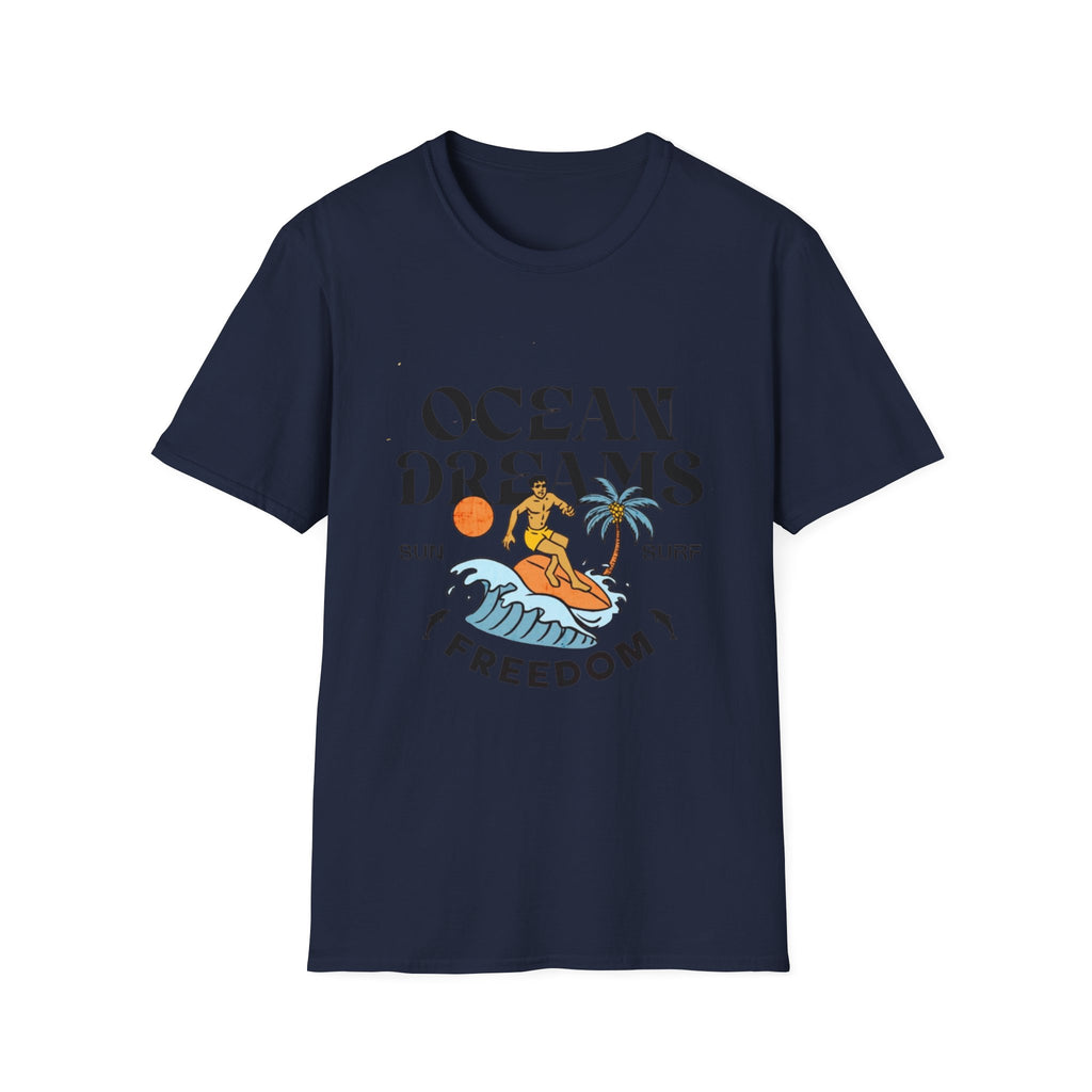 Ocean Dreams T-Shirt — Surf, Sun & Freedom Graphic Tee