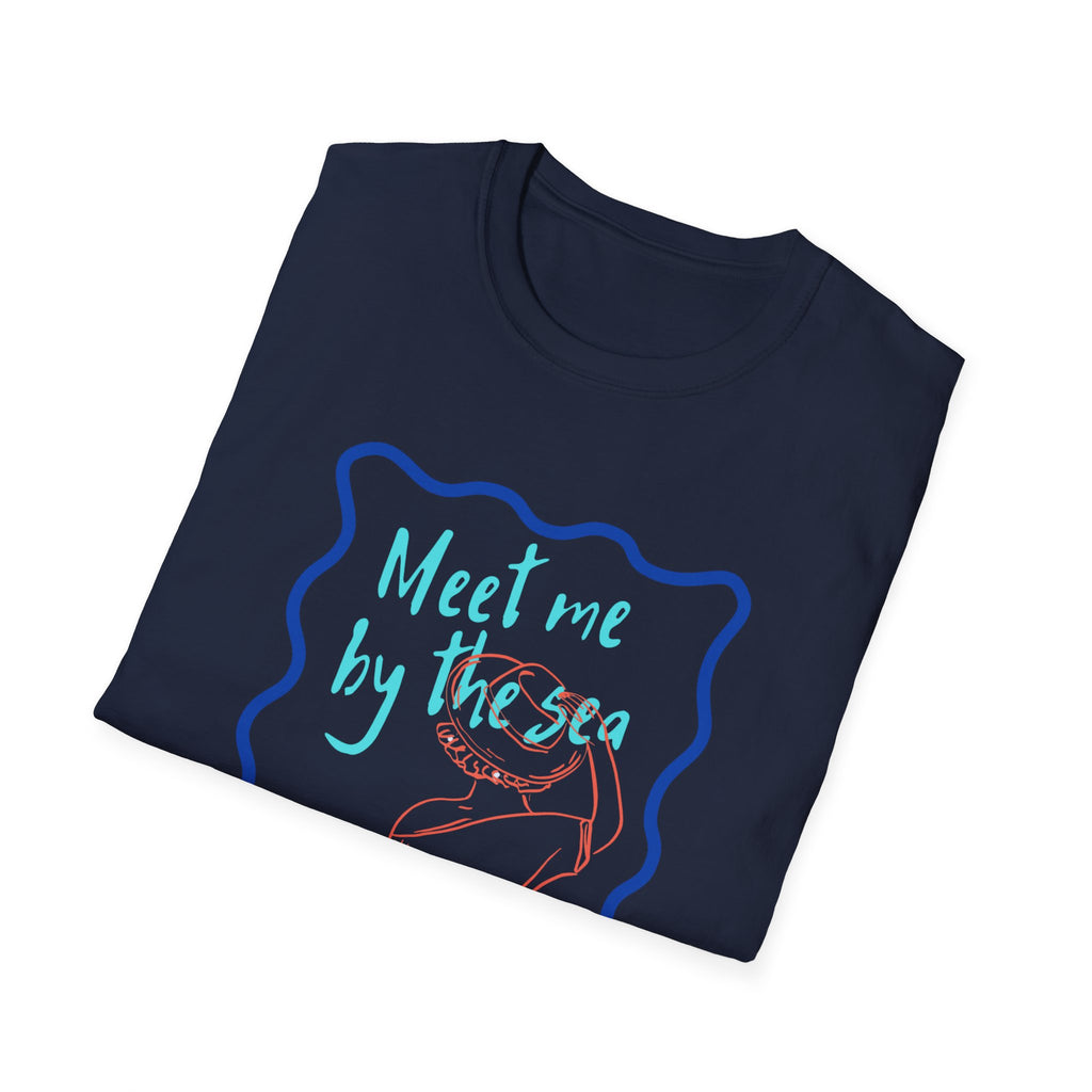 Meet Me by the Sea T-Shirt — Beachy Seashell Graphic Tee