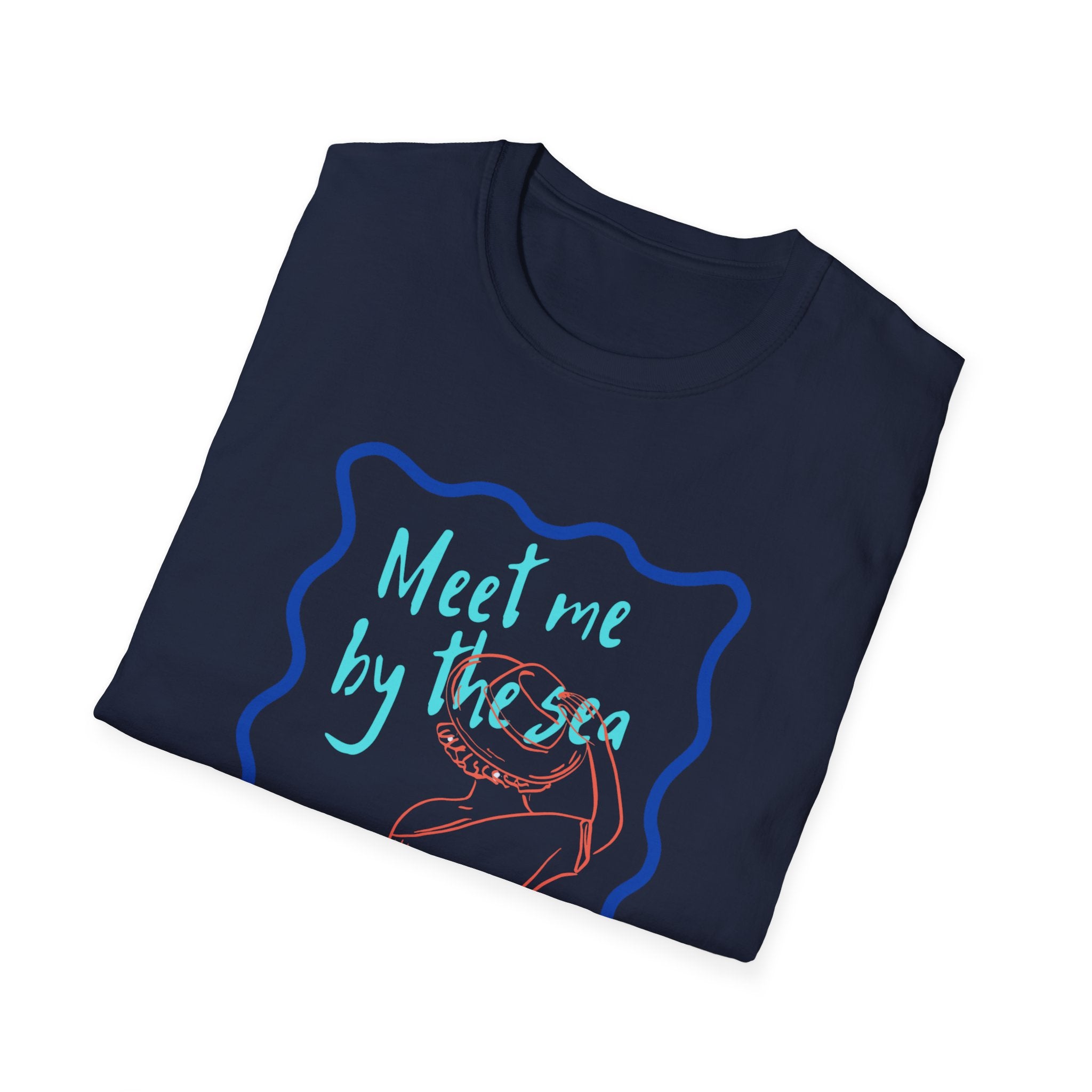 Meet Me by the Sea T-Shirt — Beachy Seashell Graphic Tee