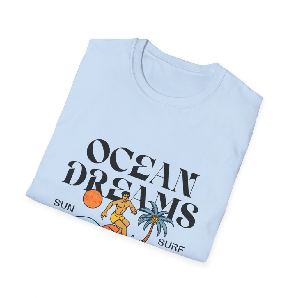 Ocean Dreams T-Shirt — Surf, Sun & Freedom Graphic Tee