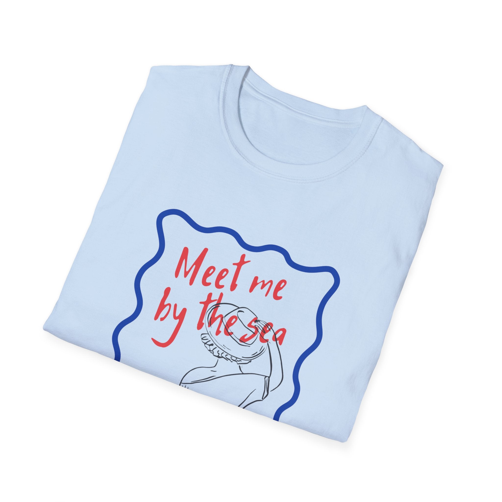 Meet Me By The Sea Nautical Beach T-Shirt — Graphic Tee