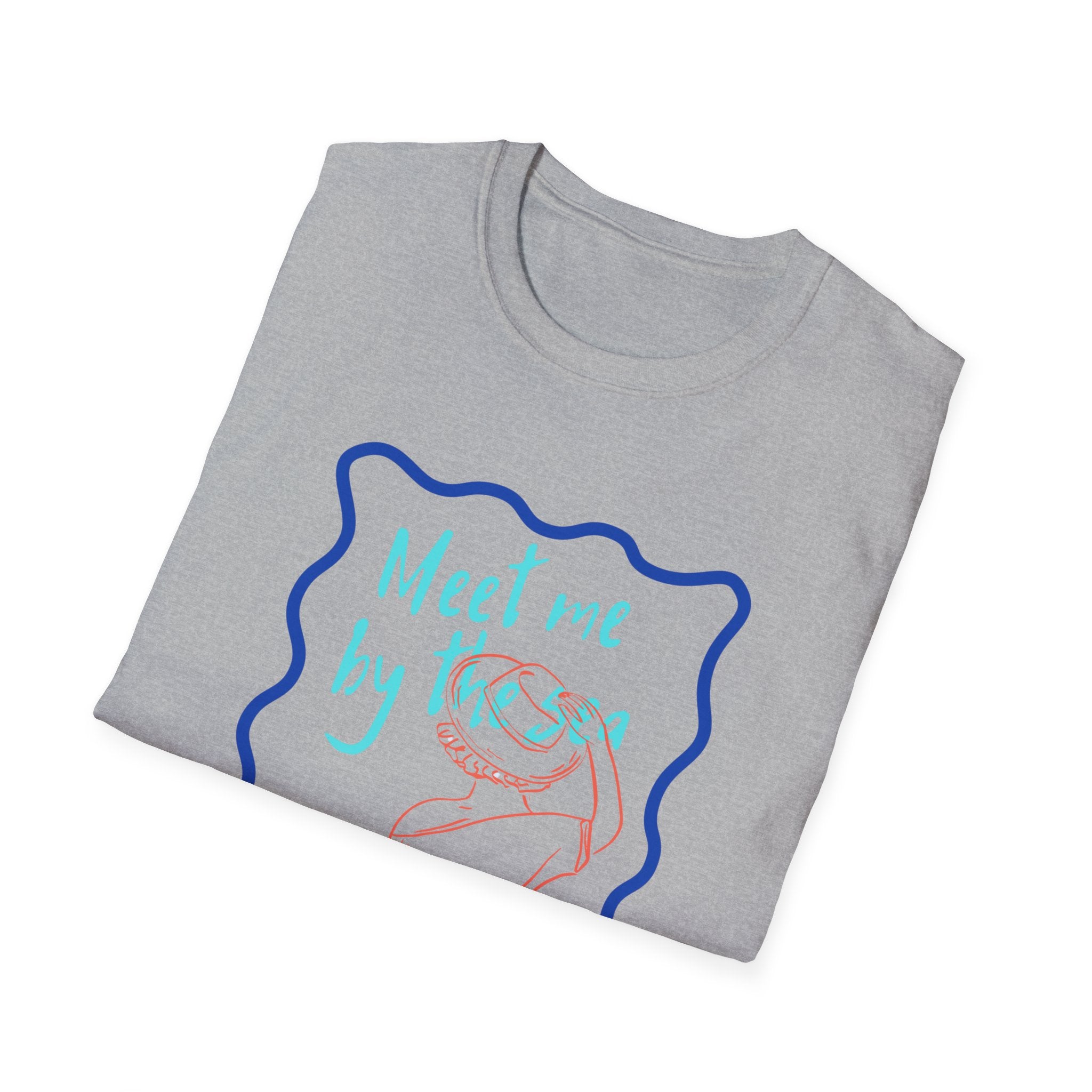 Meet Me by the Sea T-Shirt — Beachy Seashell Graphic Tee