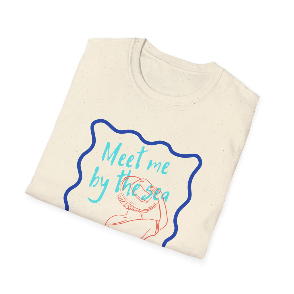 Meet Me by the Sea T-Shirt — Beachy Seashell Graphic Tee