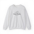 Outer Banks Coastal Wave Crewneck Sweatshirt — Embroidered Pullover